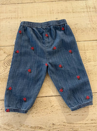 Chambray Ladybug Pants