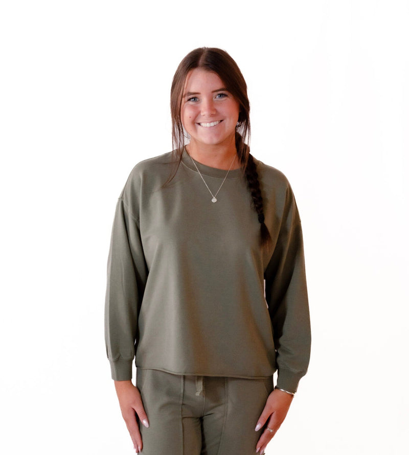 Cali Fleece Anna Crew