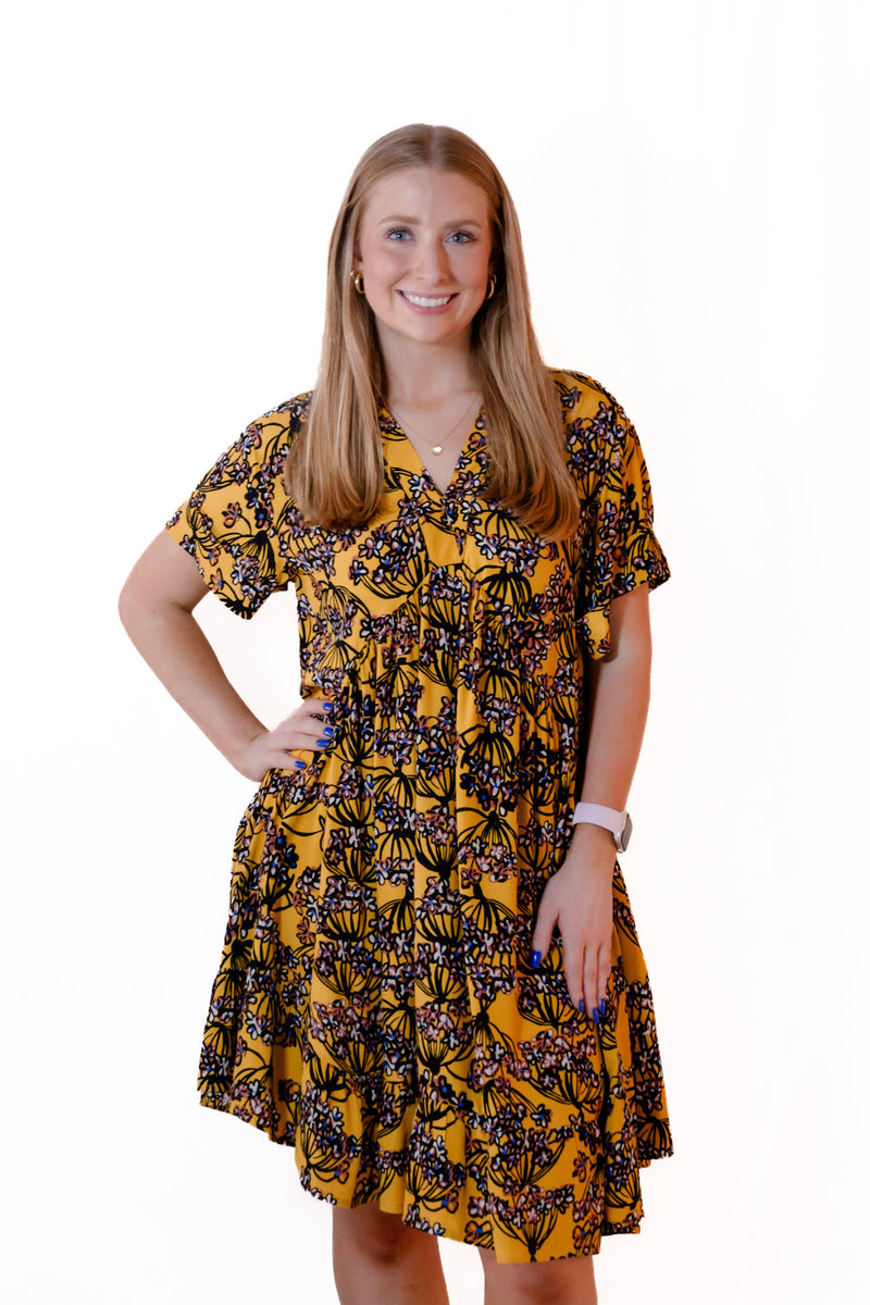 Golden Bouquet Dress