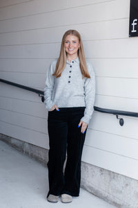 Meg High Rise Corduroy Wide Leg Pant