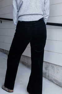 Meg High Rise Corduroy Wide Leg Pant