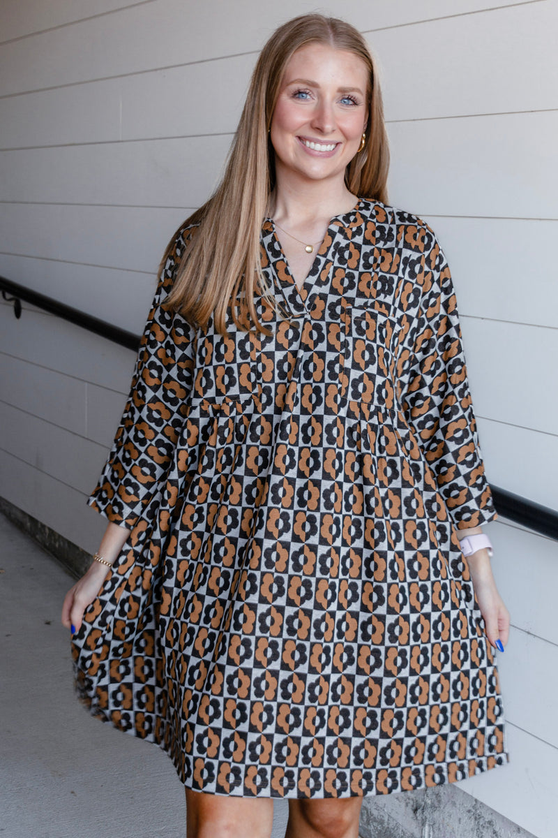 Flower Blocks Dress