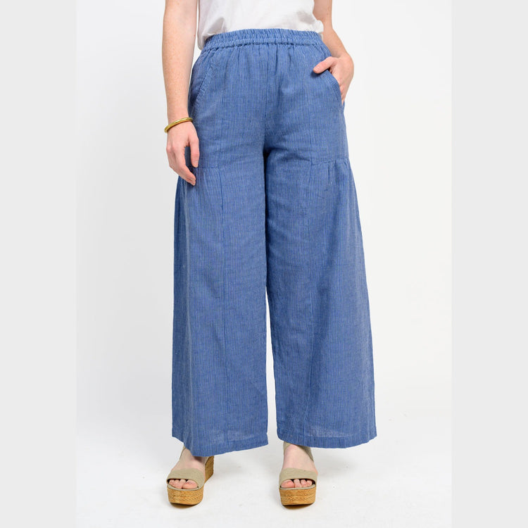 Wide Leg Stripe Pant