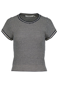 Hepburn Short Sleeve Stripe Sweater