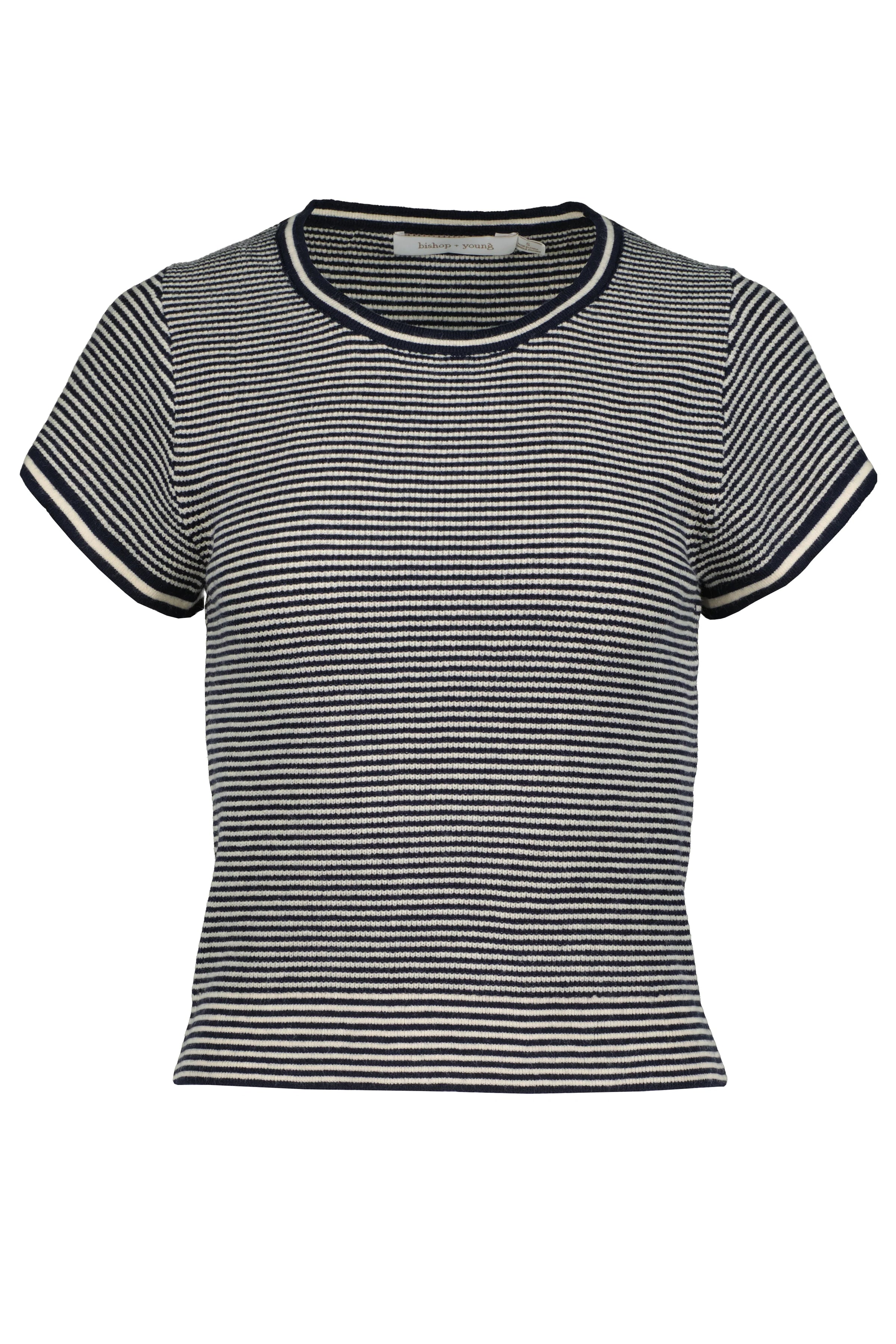 Hepburn Short Sleeve Stripe Sweater