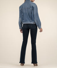 Liz Trucker Drop Shoulder Denim Jacket
