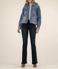 Liz Trucker Drop Shoulder Denim Jacket