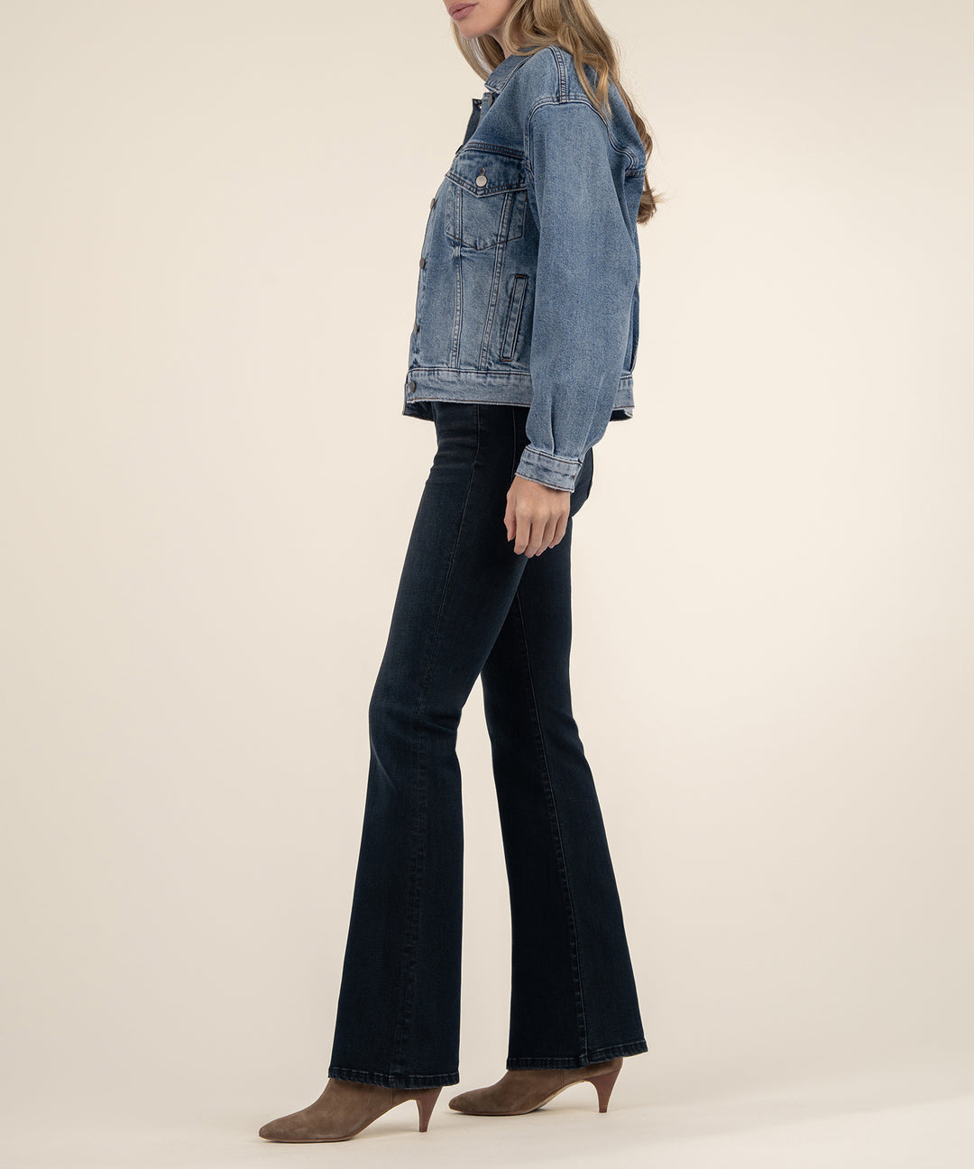 Liz Trucker Drop Shoulder Denim Jacket