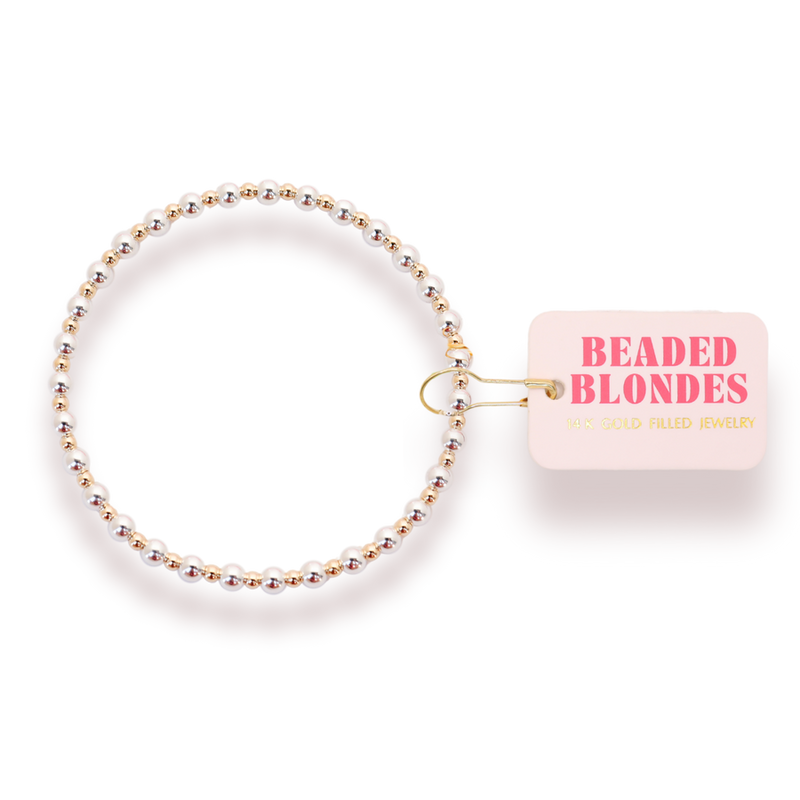 Mini Katy Bracelet Gold with Silver