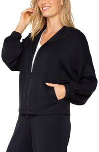 Zip Up Funnel Neck Jacket