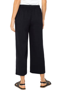 Pull-On Wide Leg Crop