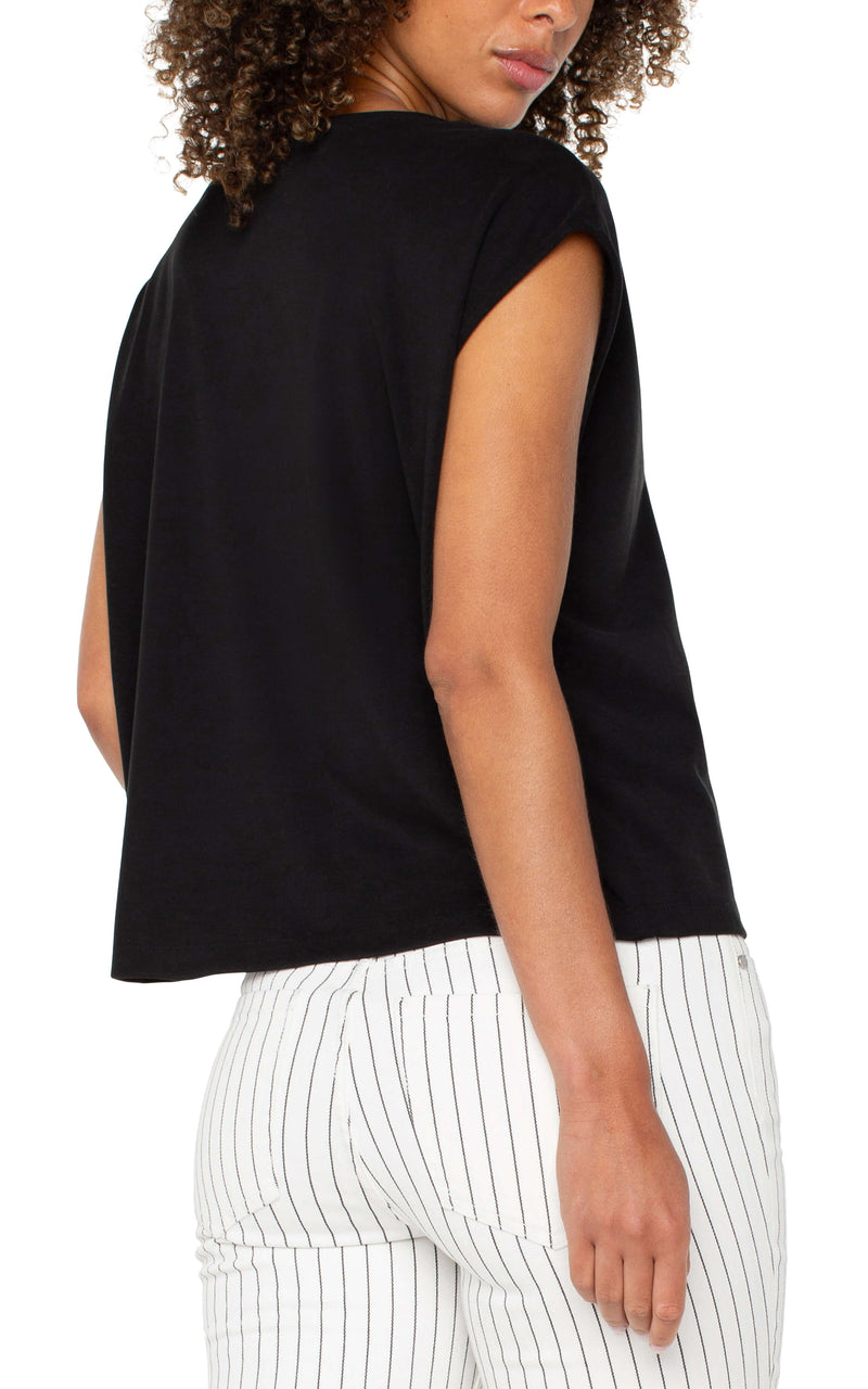 Dolman Sleeve V-Neck Top