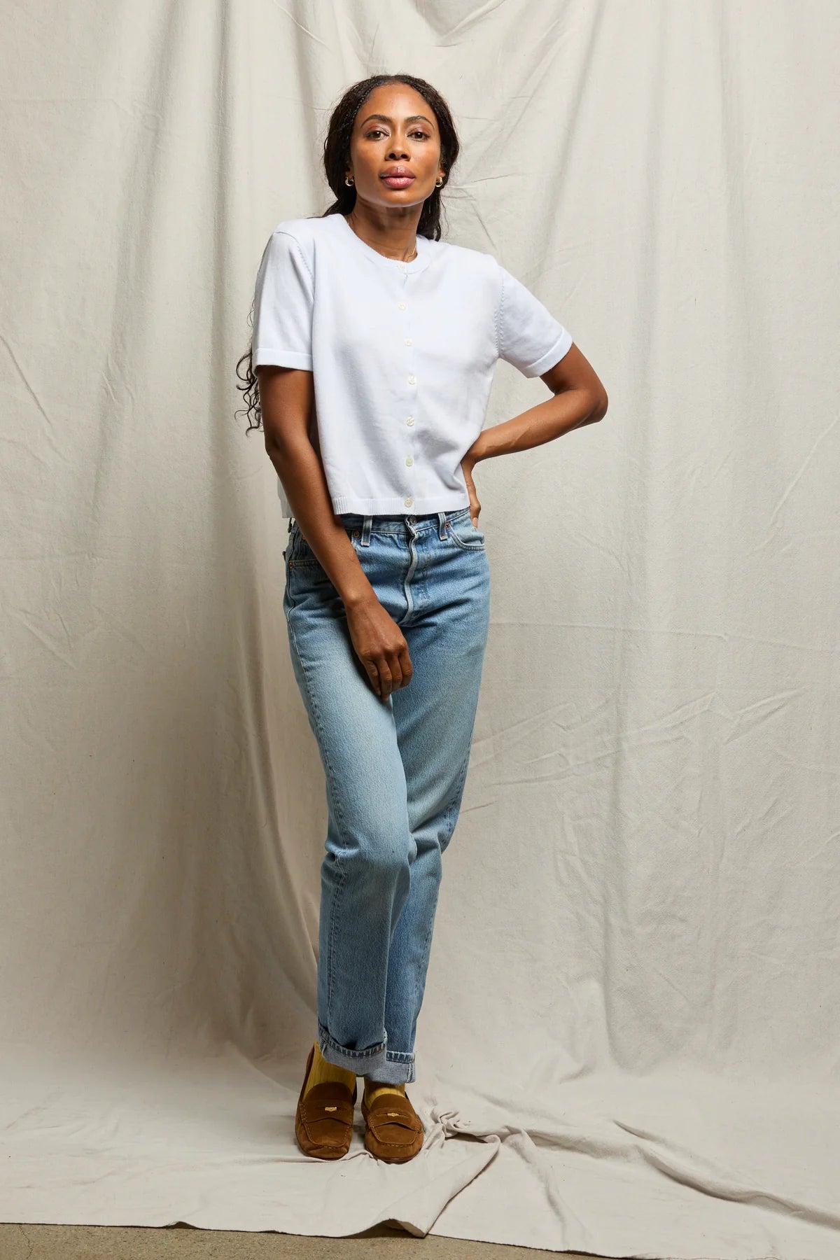 Maude Crewneck Cardigan