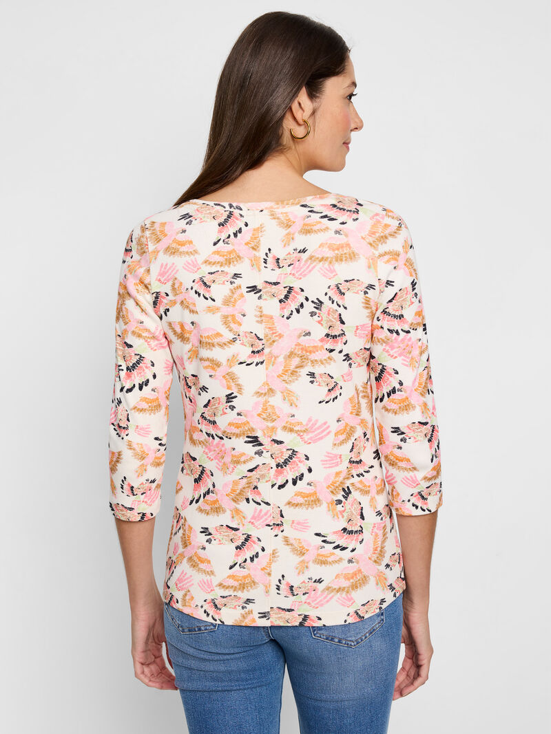 In Flight 3/4 Sleeve Boat Tee