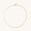 Micro Gold Herringbone Necklace