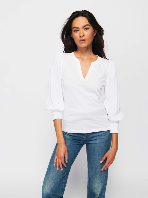 Flora Peasant Tee