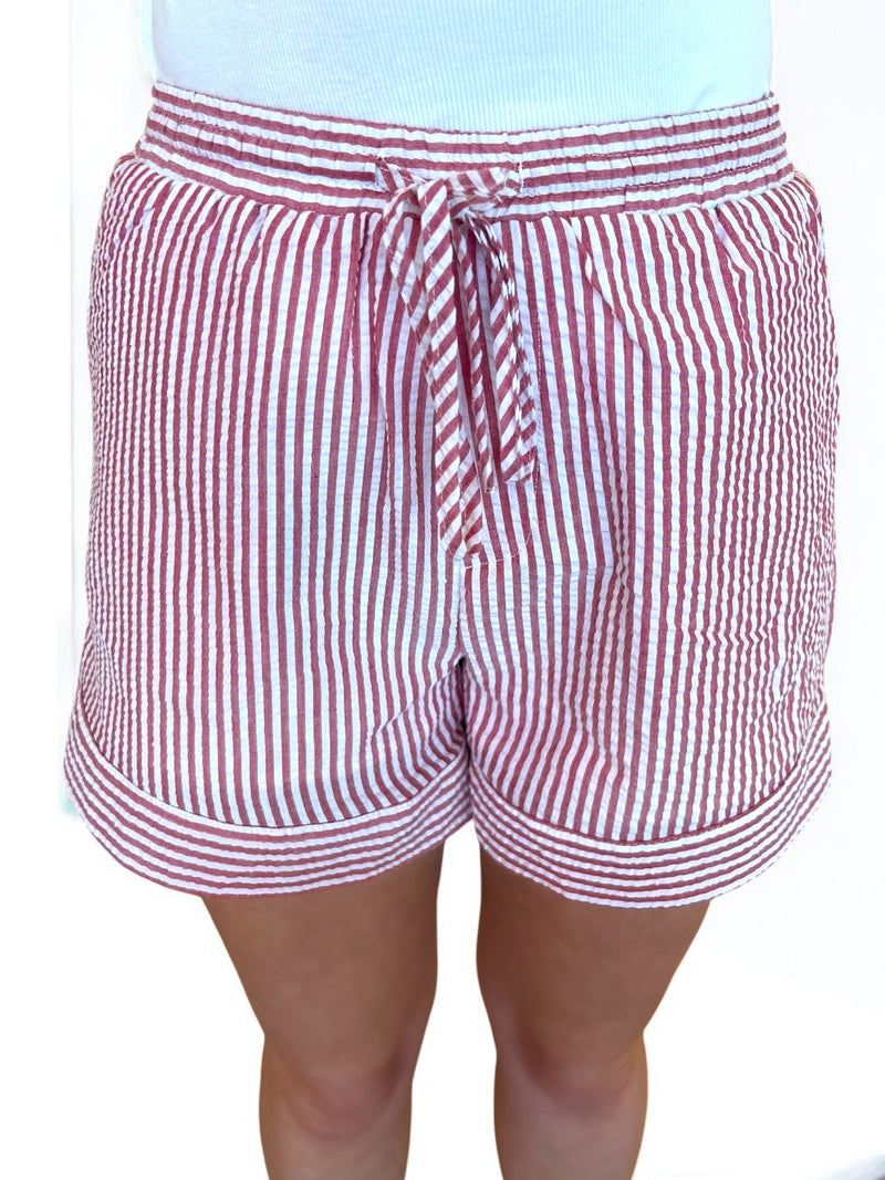 Stripe Weekend Short