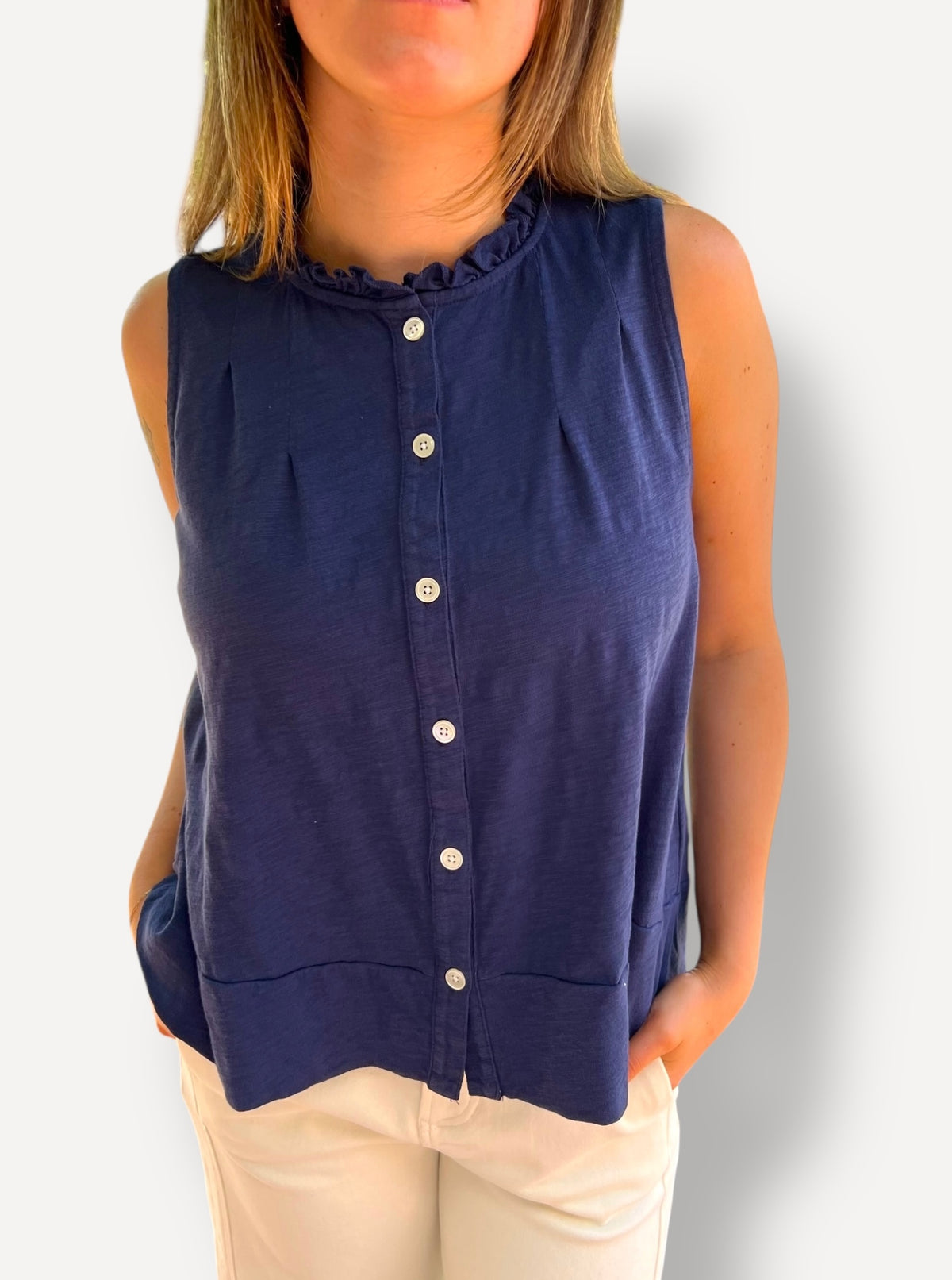Peplum Hi-Lo Top
