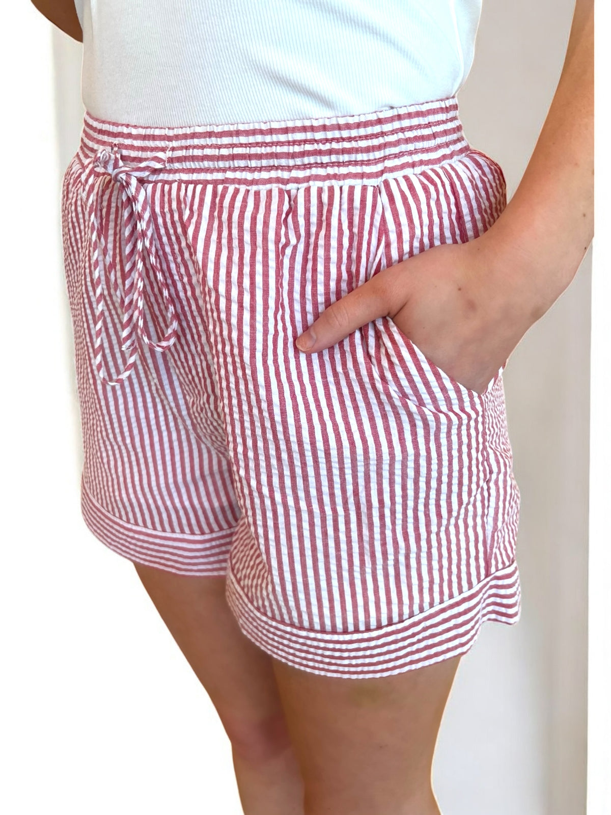 Stripe Weekend Short