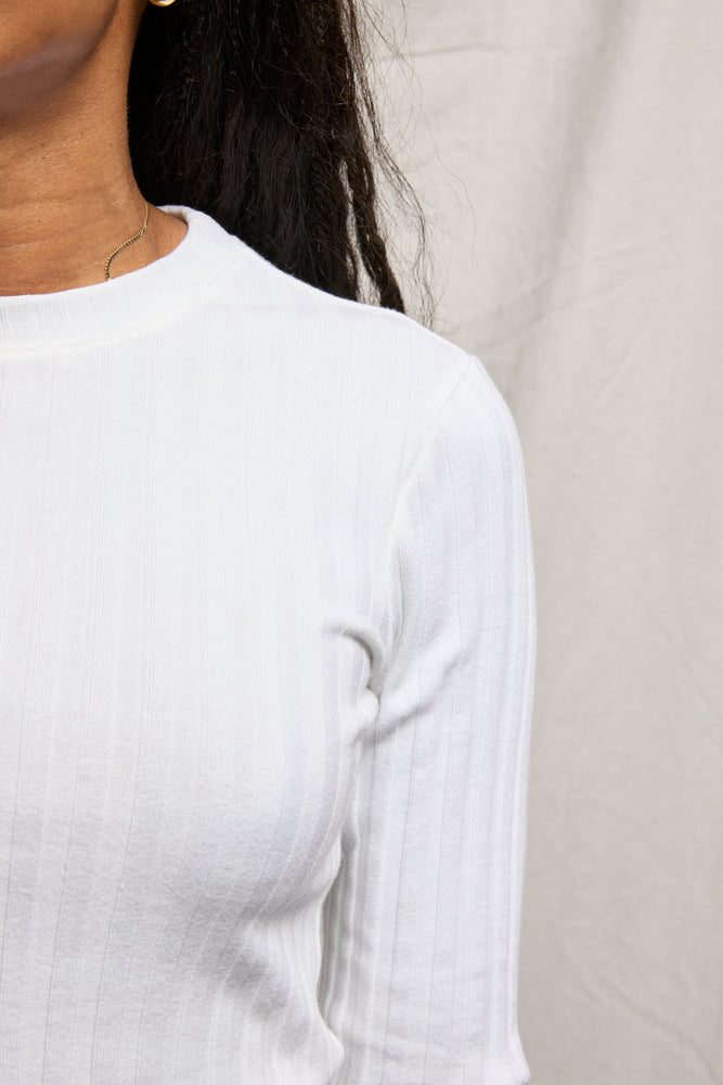 Rowe Poorboy Rib Long Sleeve Crew Tee