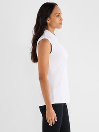 Mixed Media Collar Tank