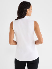 Mixed Media Collar Tank