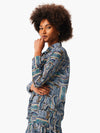 Mosaic Mix Crinkle Top