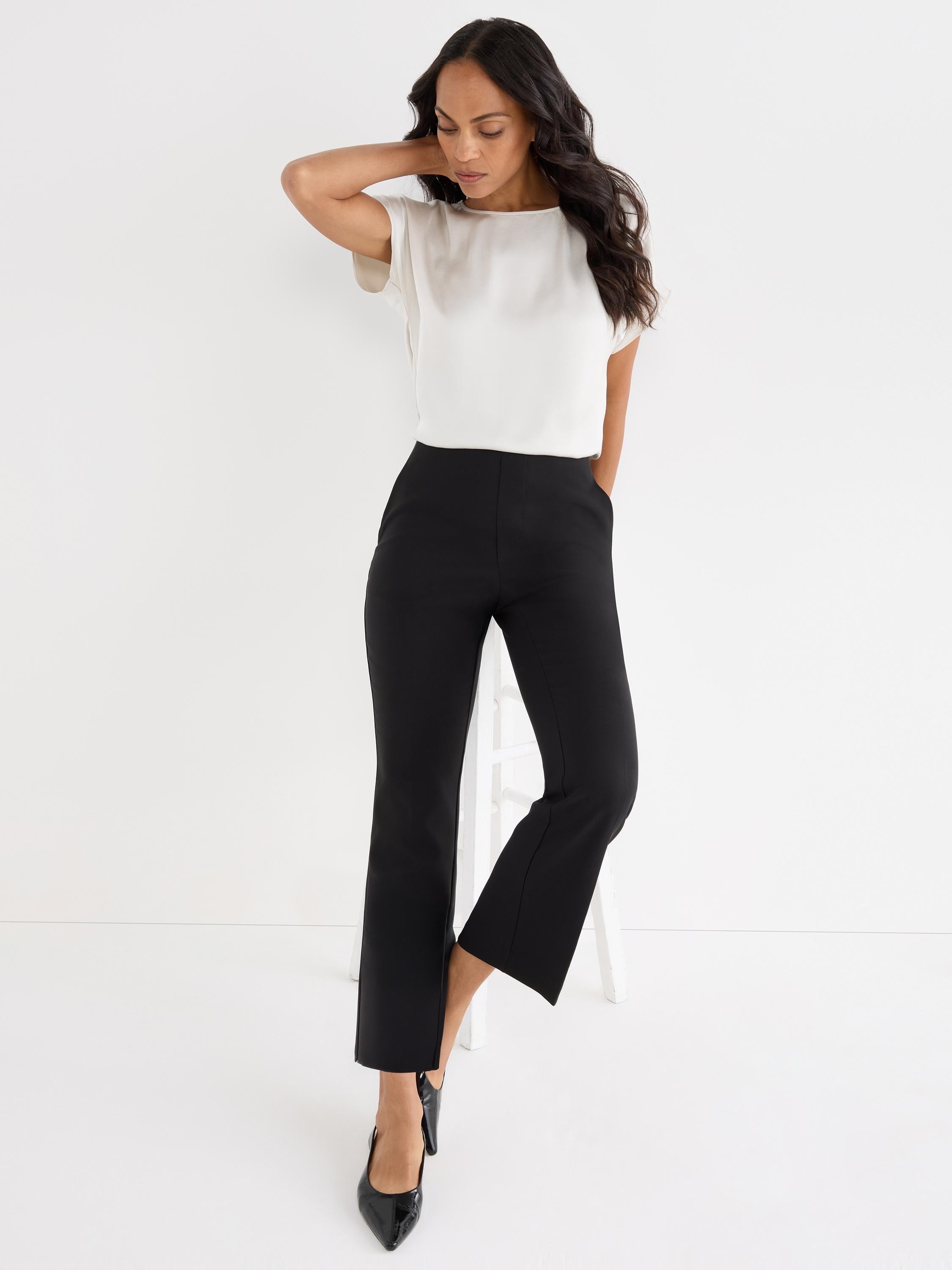 Sleek Stretch Plaza Demi Boot Pant 28"