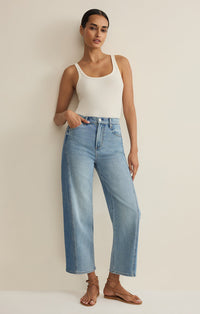 Luna Stretch Denim Crop Pant