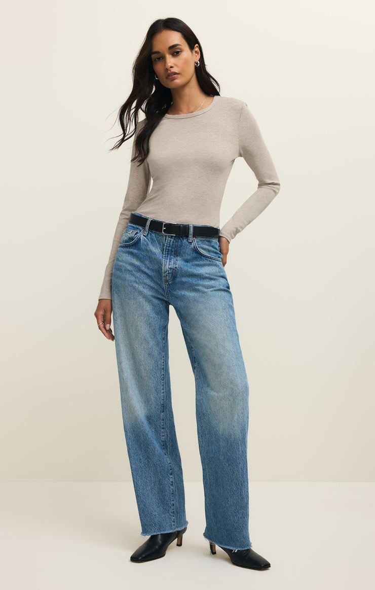 Second Skin Crew Long Sleeve Top