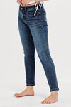 Blaire High Rise Ankle Slim Straight Jeans 28"