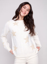 Star Jacquard Lurex Sweater