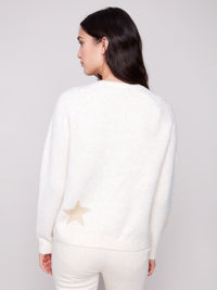 Star Jacquard Lurex Sweater