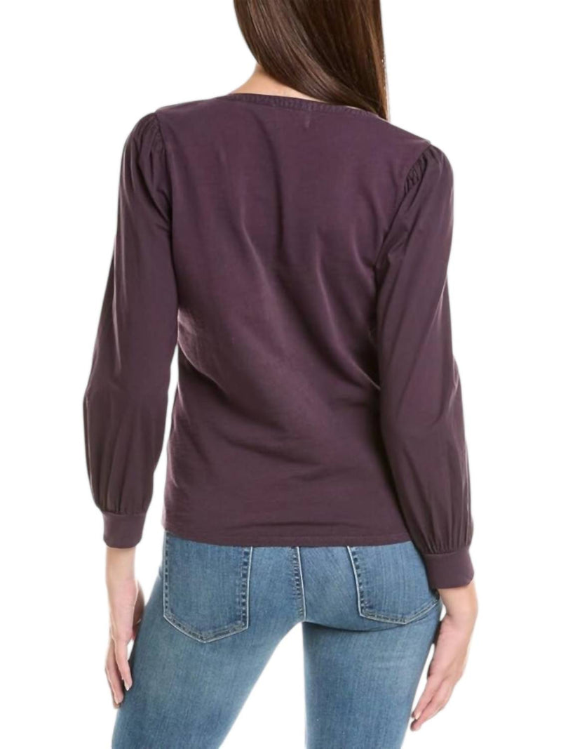 Ivy Feminine Snap Henley