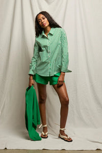 Gisele Long Sleeve Woven Button Up