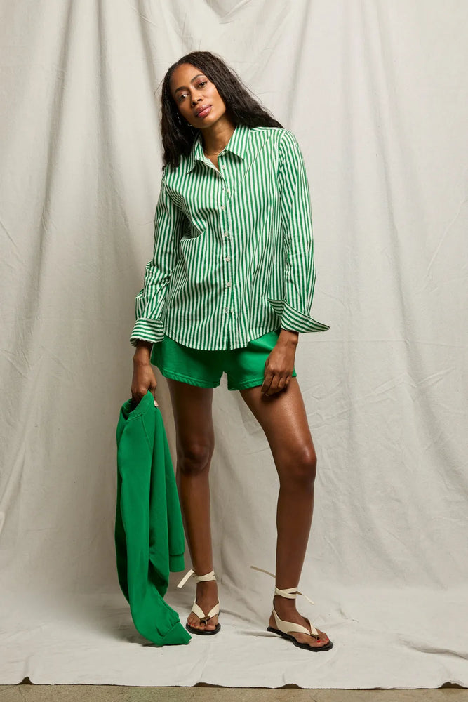 Gisele Long Sleeve Woven Button Up