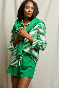 Gisele Long Sleeve Woven Button Up