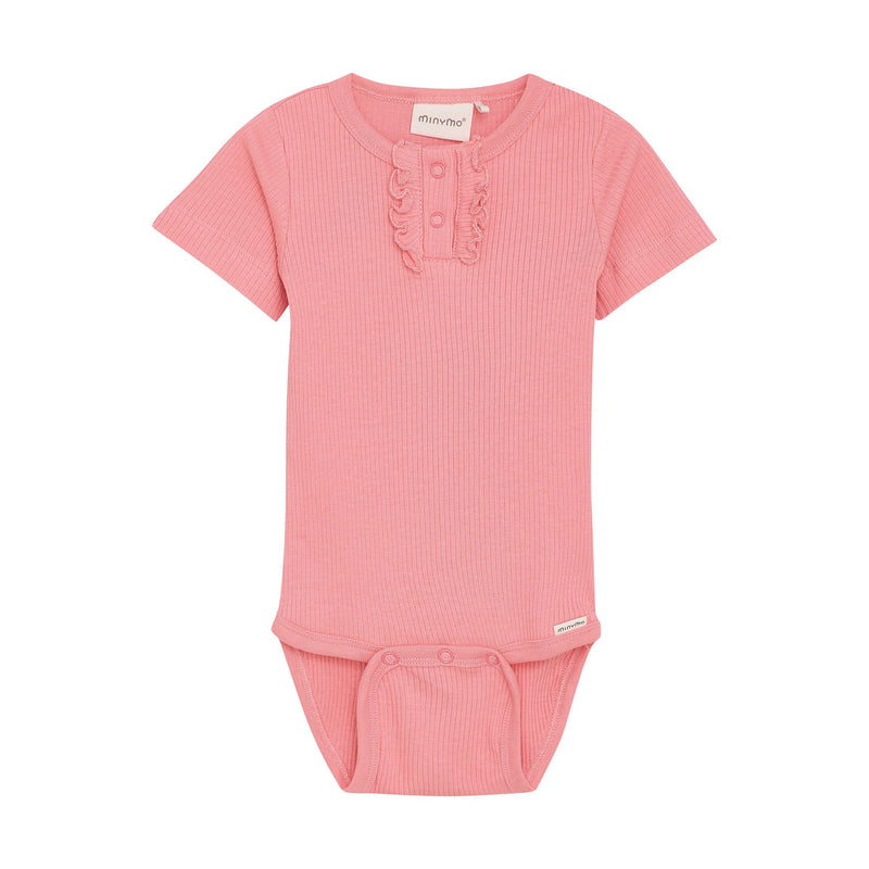 Short Sleeve Ribbed Bodysuit