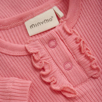 Short Sleeve Ribbed Bodysuit