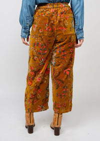 Velveteen Pull On Barrel Pants