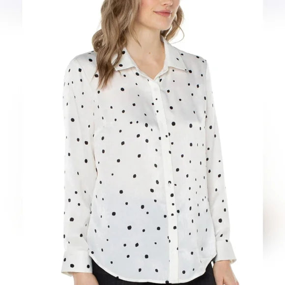 Flap Pocket Button Front