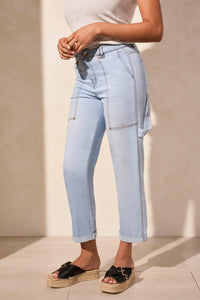 Audrey Girlfriend Straight Carpenter Jeans