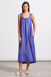 Crinkled Cotton Gauze Dress