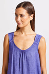 Crinkled Cotton Gauze Dress