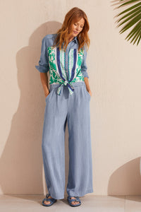Flowy Pull-On Wide Leg Pant