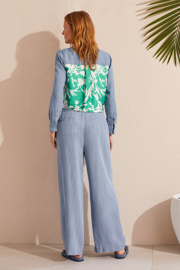 Flowy Pull-On Wide Leg Pant