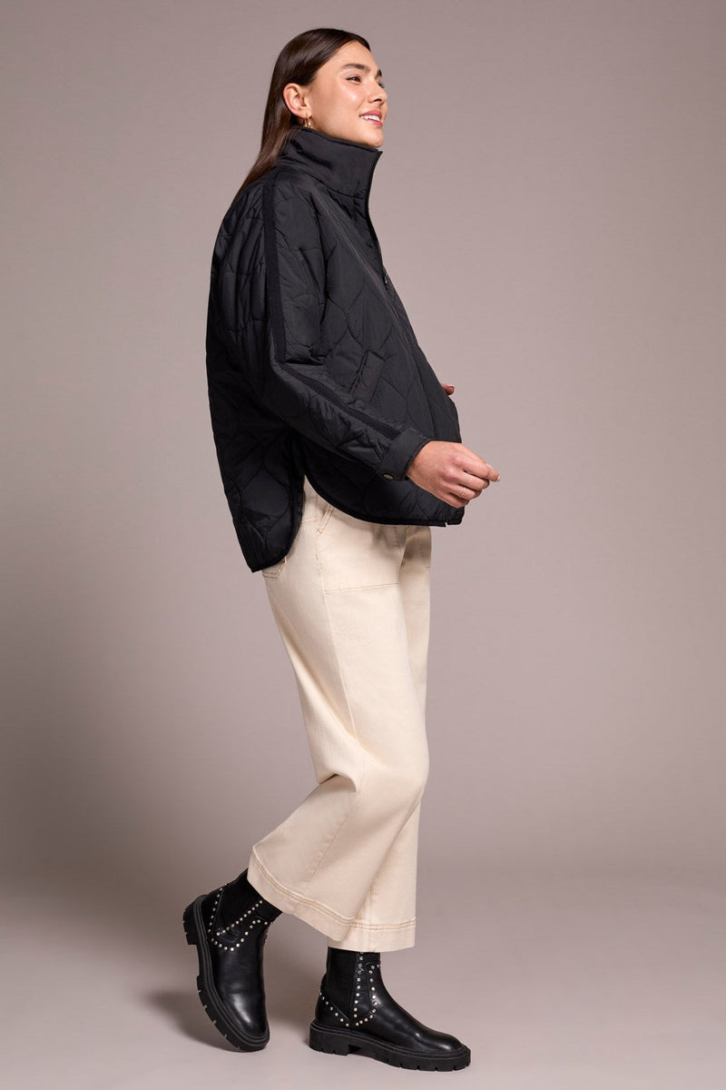 Lightweight Drop Shoulder Quilted Puffer