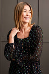 Square Neck Lined Blouse