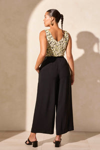 Airflow Wide Leg Pants with Elastic Waist