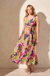 Sleeveless Plisse Maxi Dress